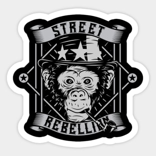 Street rebellion Sticker